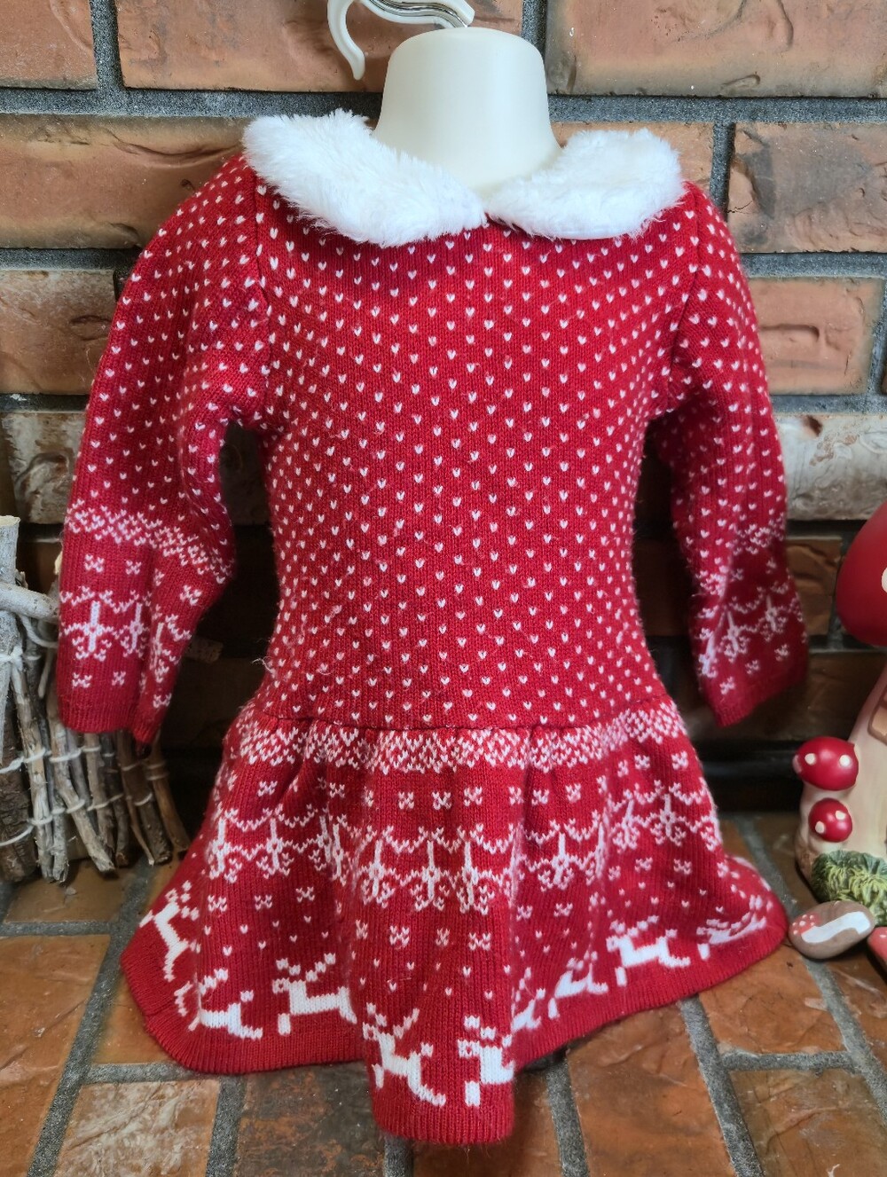 Girl Christms Sweater Dress